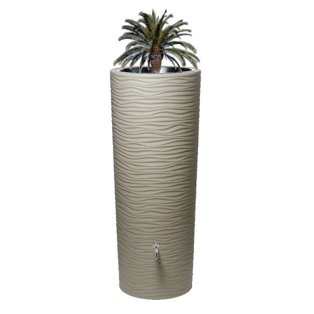 Design-Regnvandstønde Beige - 350 Liter